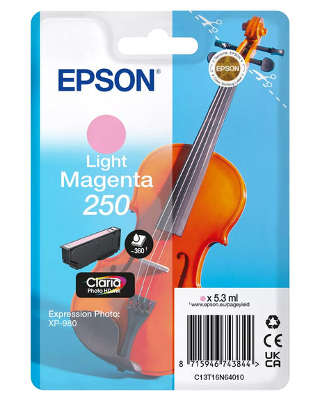 Epson 250 Violin Light Magenta Ink Cartridge