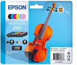 Epson 250 Violin Black Cyan Magenta Yellow Light Cyan Light Magenta Ink Cartridge Combo Pack