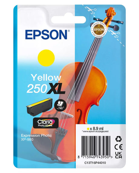 Epson 250XL Violin Yellow Ink Cartridge