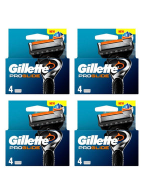 Gillette ProGlide Razor Blades - 16 Piece Bundle (4 Packs of 4)