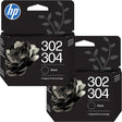 HP 302/304 Black Ink Cartridge Twin Pack