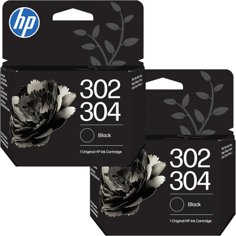 HP 302/304 Black Ink Cartridge Twin Pack