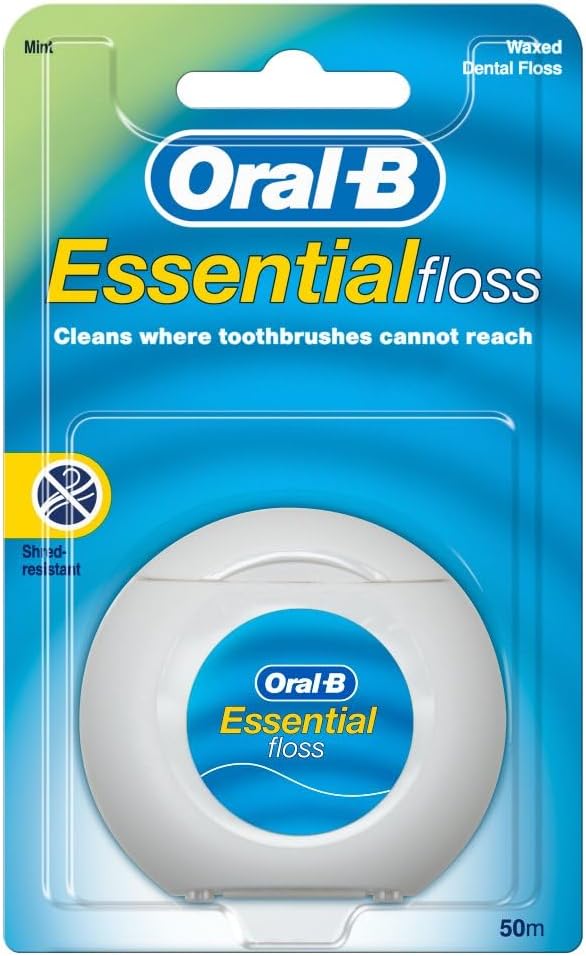 Oral-B Essential Floss Waxed, 50m - Mint