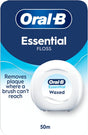 Oral-B Essential Floss Waxed, 50m - Unflavoured