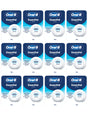 Oral-B Essential Floss Waxed, 50m - Unflavoured - 12 Pack Bundle