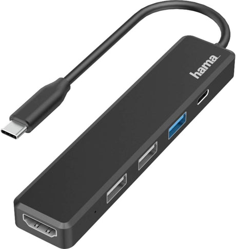 Hama USB-C Hub, 5-in-1, 3x USB-A, USB-C, HDMI - 200117