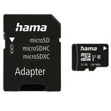 Hama 32GB microSDHC Memory Card, Class 10, 100MB/s, with SD Adapter - 124139