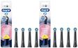 Oral-B iO Gentle Care Toothbrush Heads, Black - 8 Pack (2 Packs of 4)