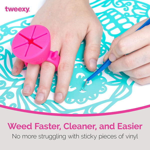 Tweexy Craft Vinyl Weeding Scrap Collector Ring - Sunshine