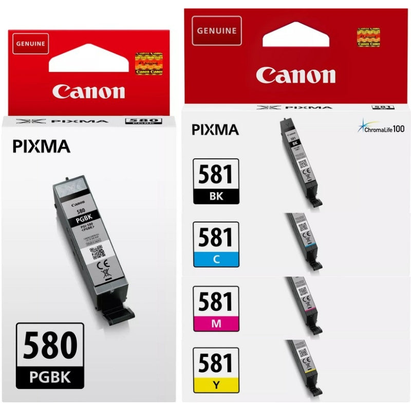 Canon 580 / 581 ink cartridges