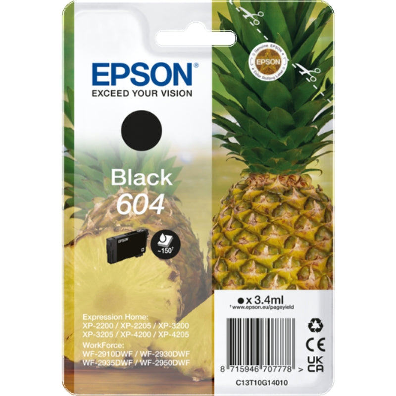 Epson Pineapple ink cartridges