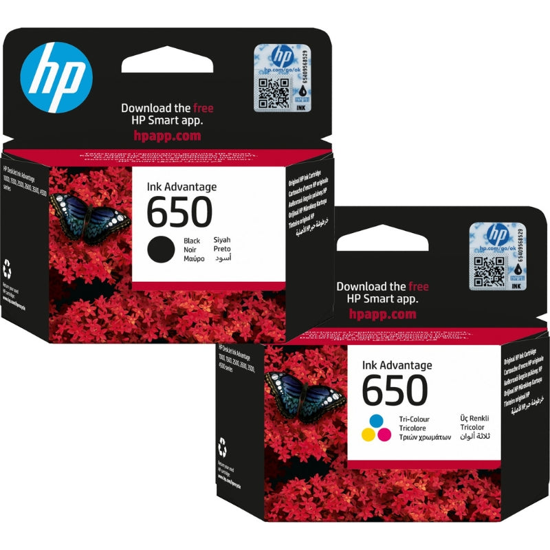 HP 650 Tintenpatronen